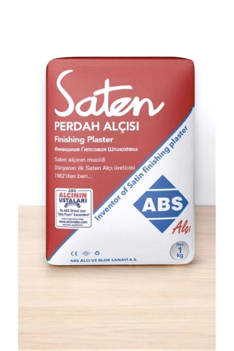  Abs Saten Alçı 1.kg Vakumlanmış (KİLİTLİ POŞETTE)