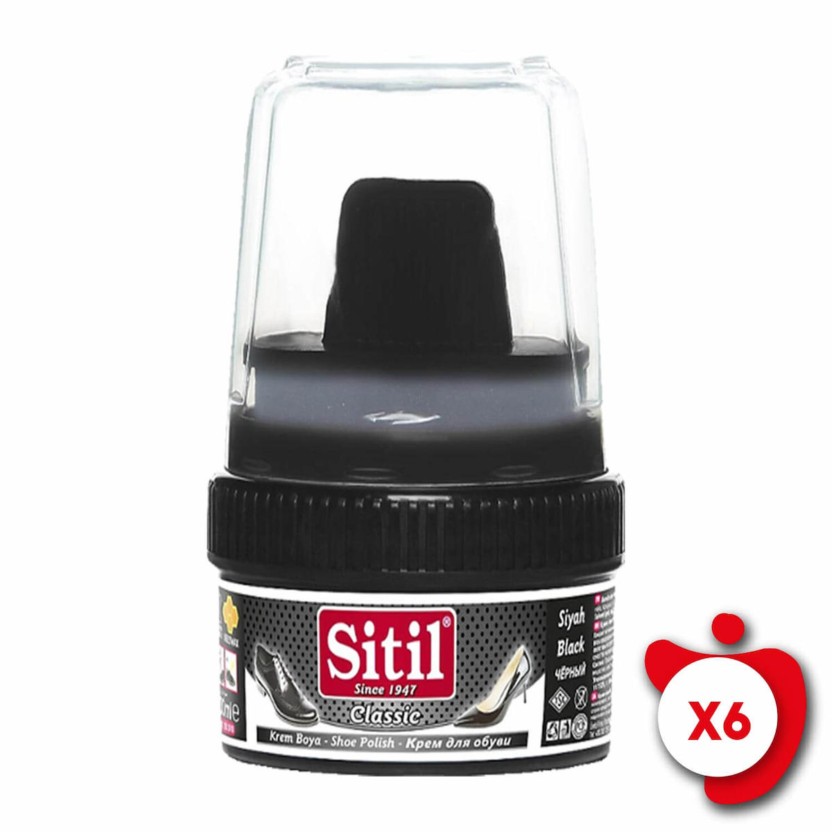 Sitil Classic Krem Boya Siyah 50 ml 6 Adet