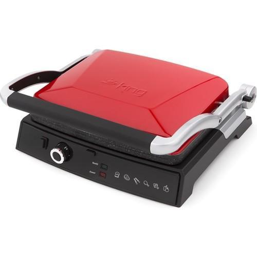 King K 462R GrillMaster Çift Taraflı Çıkartılabilir Plaka Granit 2000 W 6 Dilim Tost Makinesi