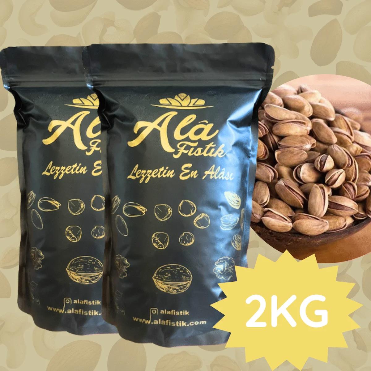 Kavrulmuş Tuzlu Antep Fıstığı Premium 2 Kg(2x1 Kg)