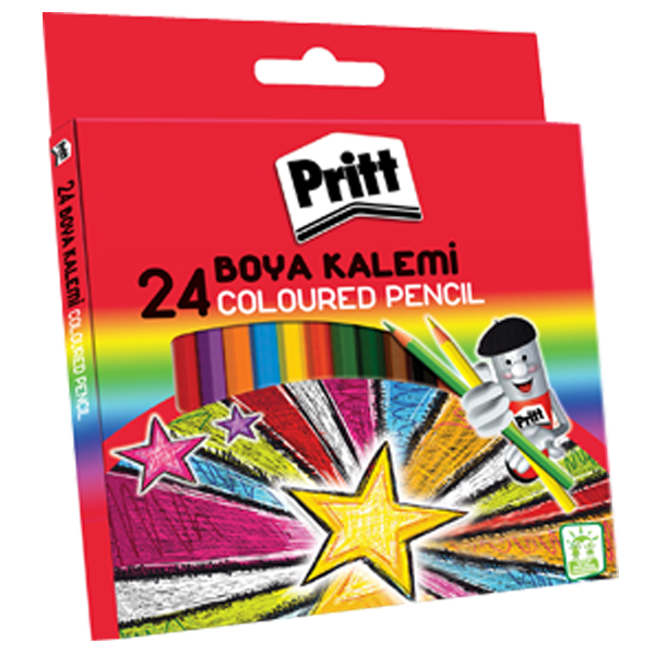 Pritt Pastel Boya Karton Kutu 24 Renk