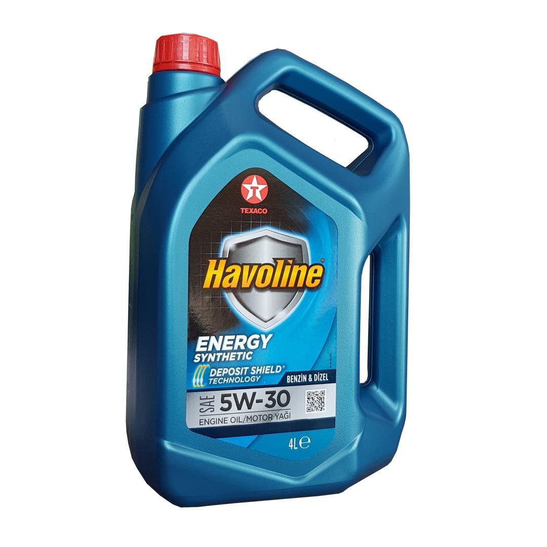 Texaco Havoline Energy 5W-30 Sentetik 4 lt DPF Benzin-Dizel Motor Yağı Üretim:2021 