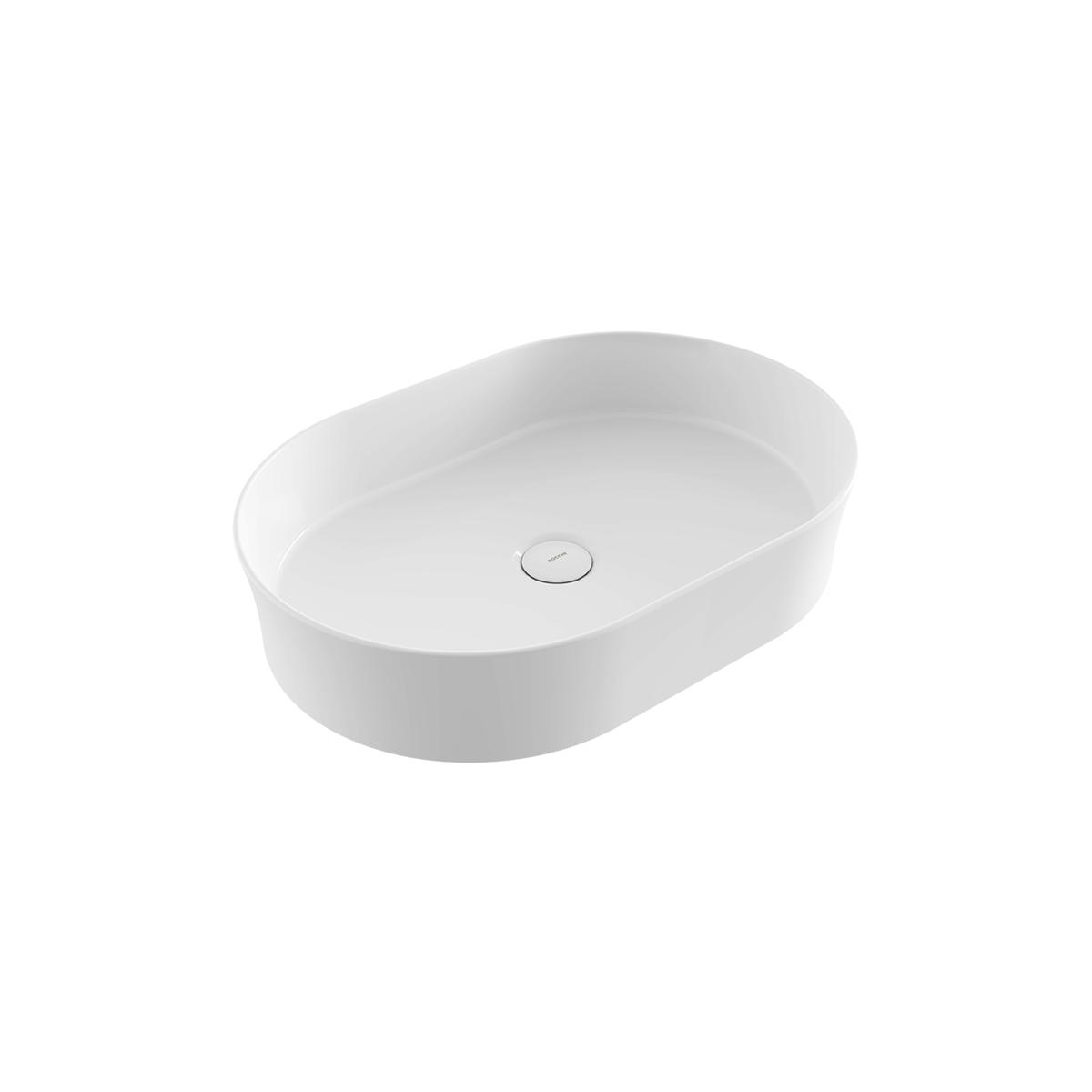 Bocchi Sottile Slim Line TezgahÜstü Oval Lavabo 55*38 cm