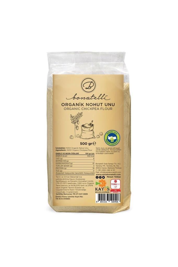 Bonatelli Organik Nohut Unu 500 g e