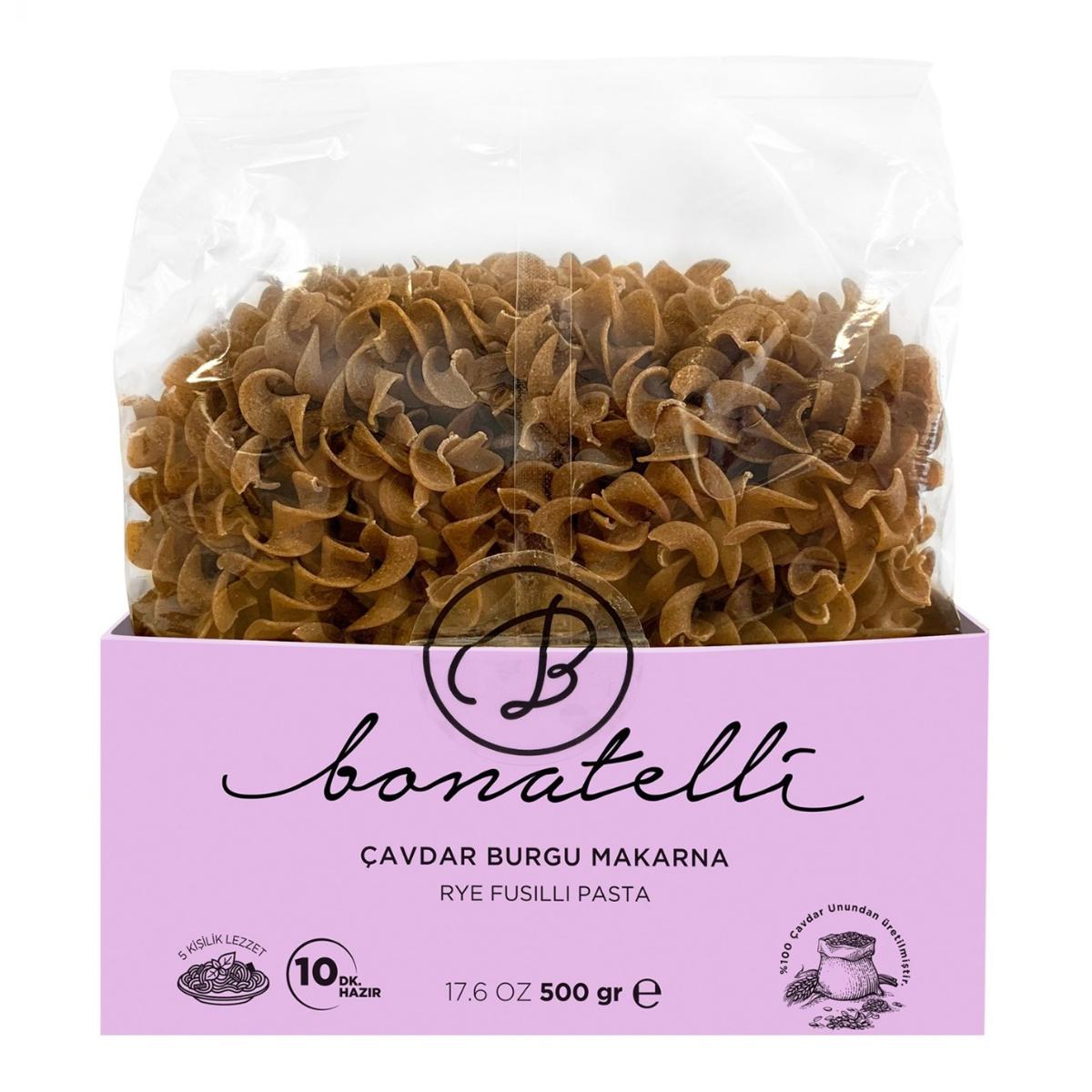 BONATELLİ ÇAVDAR BURGU MAKARNA 400 GR