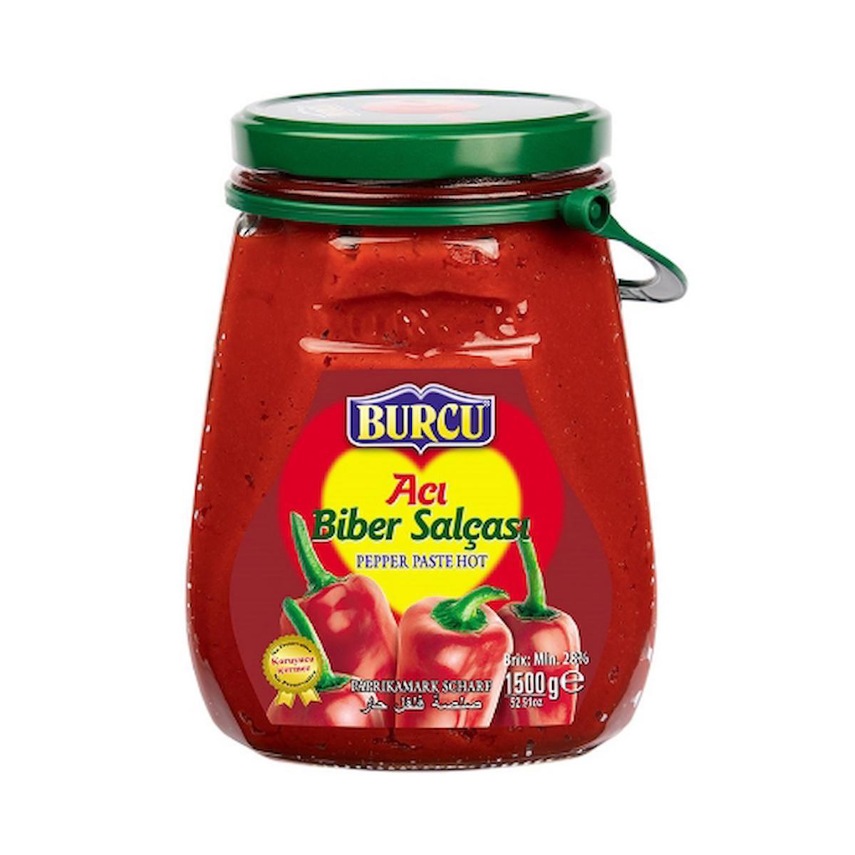 Burcu Ev Tipi Acı Biber Salçası 1500 Gr.