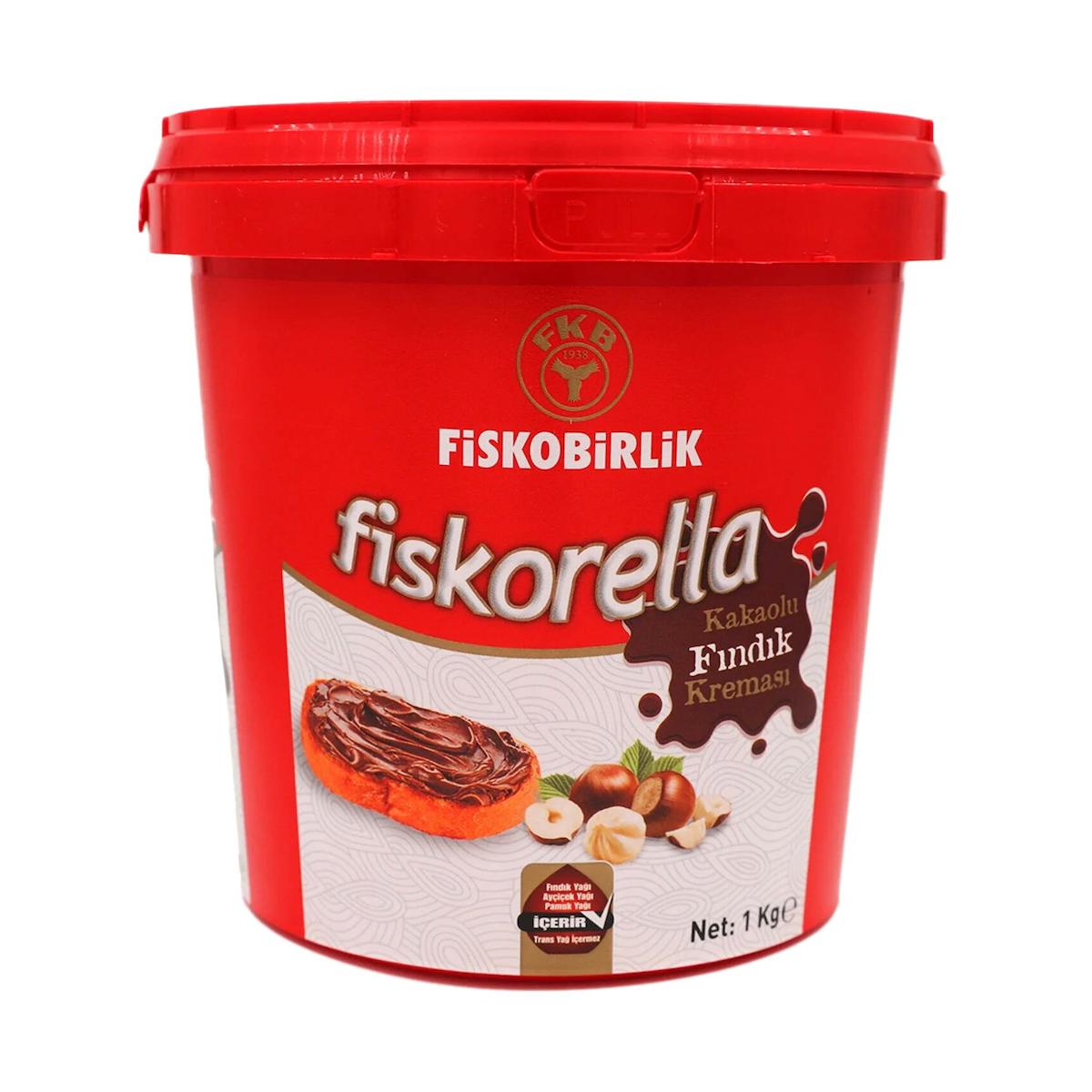 Fiskobirlik Fiskorella Kakaolu Fındık Kreması 1 kg 