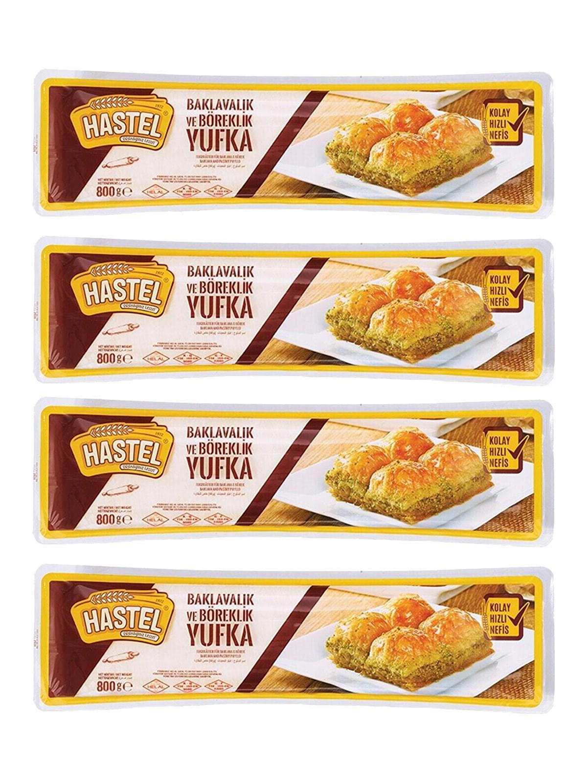 Hastel Baklavalık Yufka 800 gr. x 4 Adet