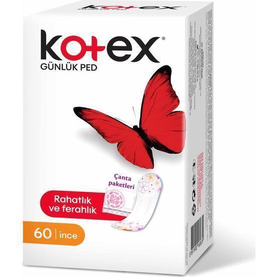 Kotex İnce Günlük Ped Deo 56'lı