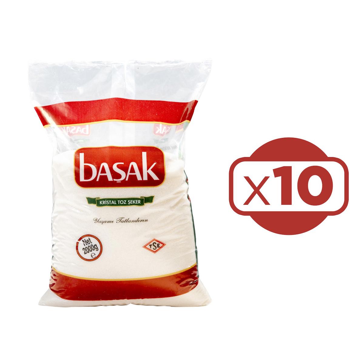 Başak Toz Şeker 2 Kg x 10 Adet (20 kg)