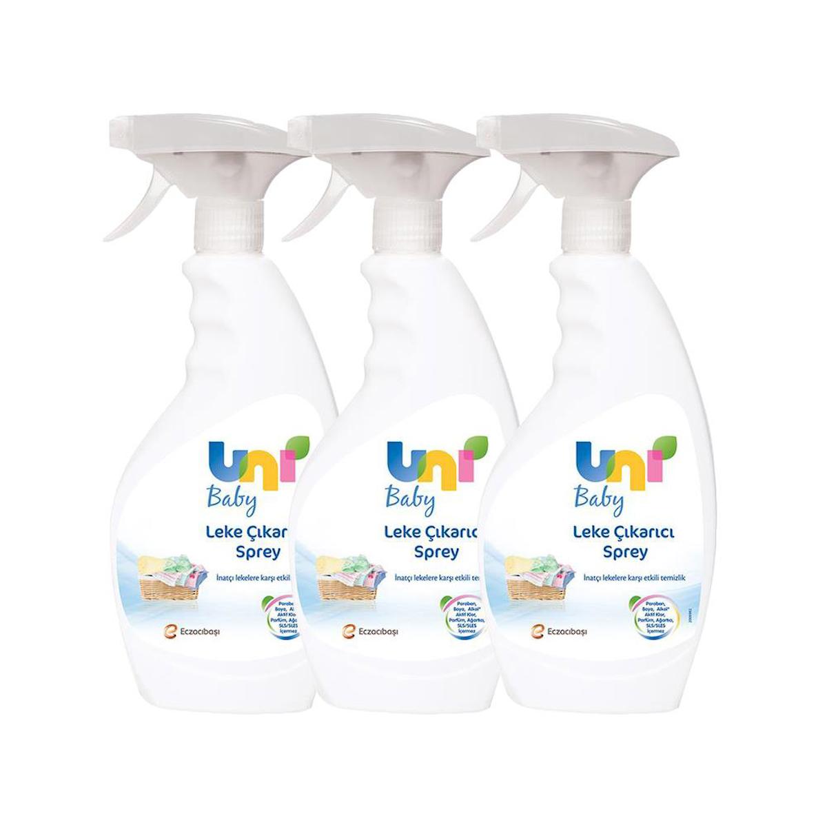 Uni Baby Leke Çıkarıcı Sprey 500ML 3lü Set