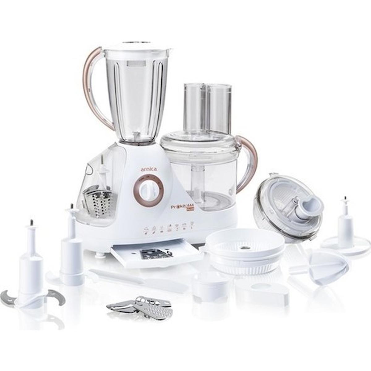 Arnica Prokit 444 Plus Kompakt Mutfak Robotu White
