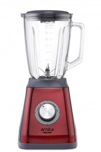 ARNİCA IH39020 VEGA CAM HAZNELİ BLENDER (KIRMIZI RENK)