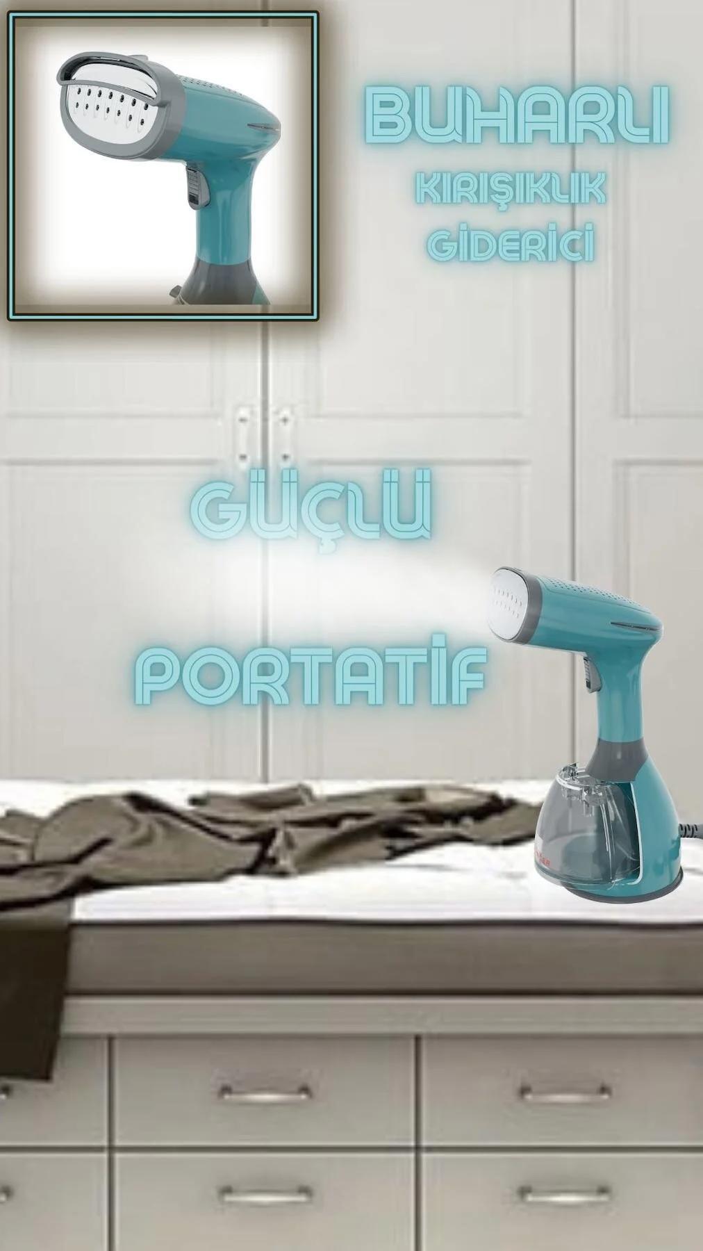 SINGER Portatif Buharlı Kırışık Giderici Dikey Ütü – Seyahat Ütüsü