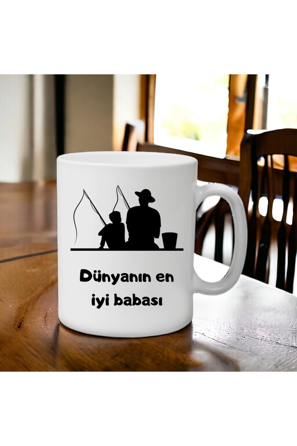 Dünyanın en iyi babası silüet olta