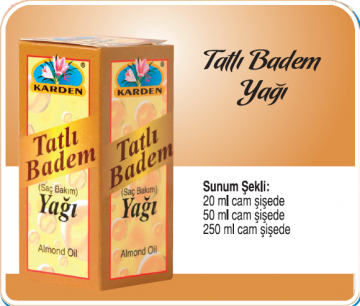 Karden Tatlı Badem Yağı 50 ml