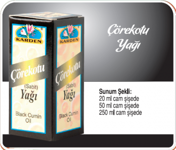 Karden ÇörekOtu Çörek otu Yağı 50 ml