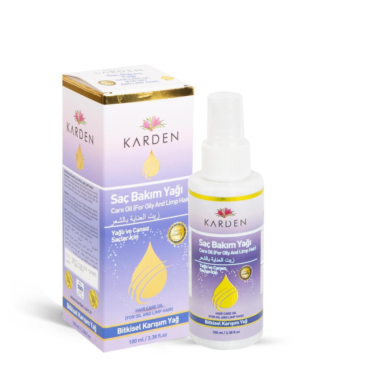 Karden Yağlı Saç Bakım Yağı 100 ml