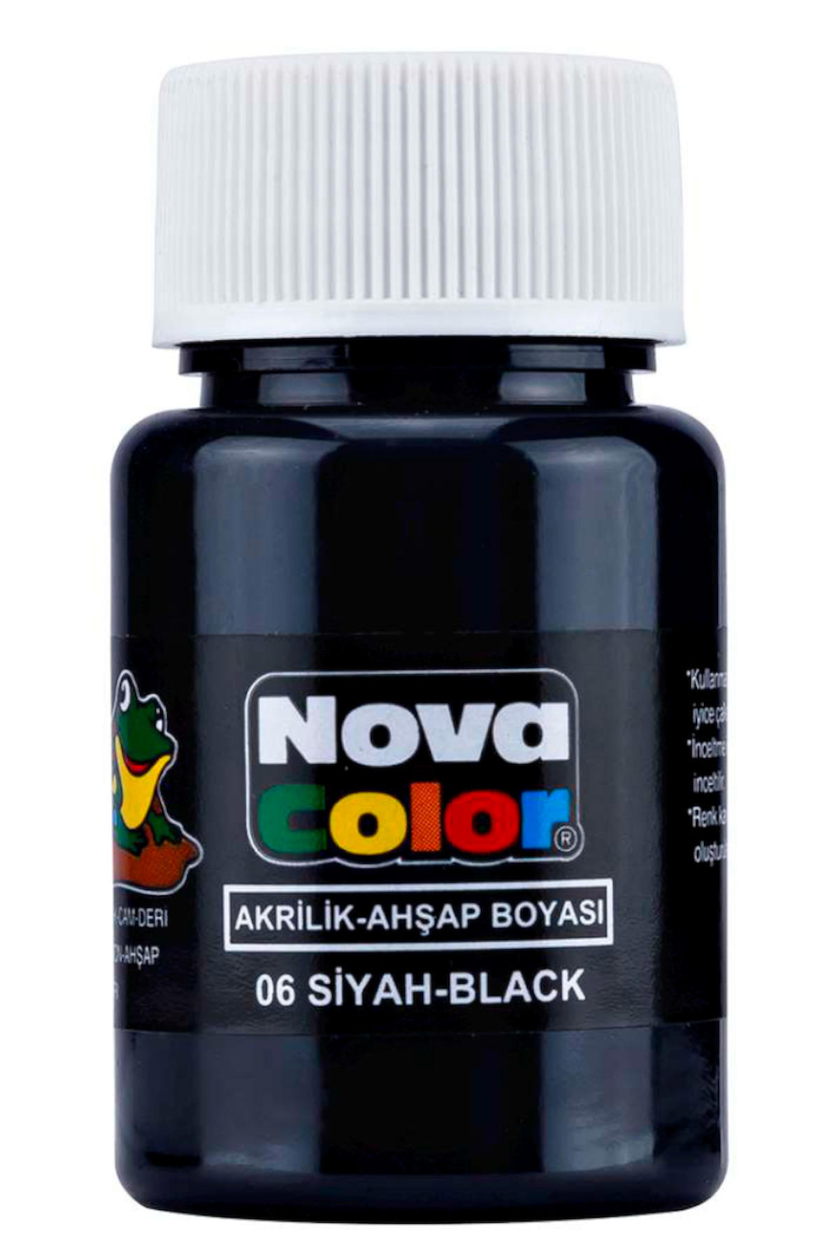 NOVA COLOR AKRİLİK BOYA SİYAH 30 CC