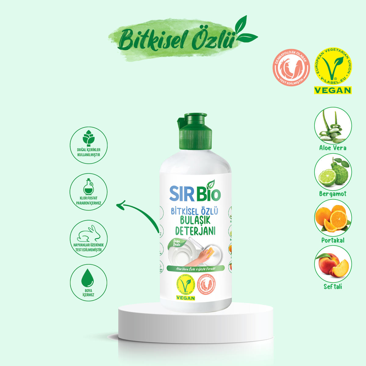 Sır Bio Elde Bulaşık Deterjanı 500 ml