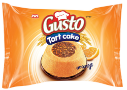 Gusto Tart Kek Portakal Jöleli 50 Gr. 24 Adet (1 Kutu)