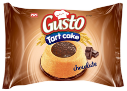 Gusto Tart Kek Çikolata Soslu 50 Gr. 24 Adet (1 Kutu)