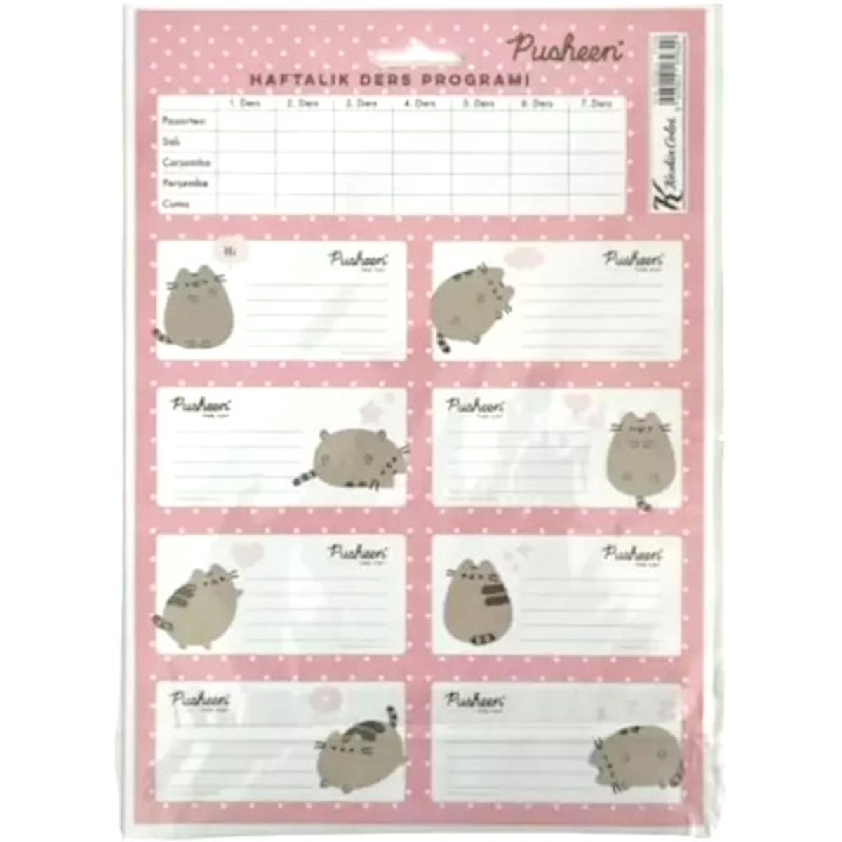 Keskin Color Pusheen Okul Etiketi 3 Sayfa 24 etiket