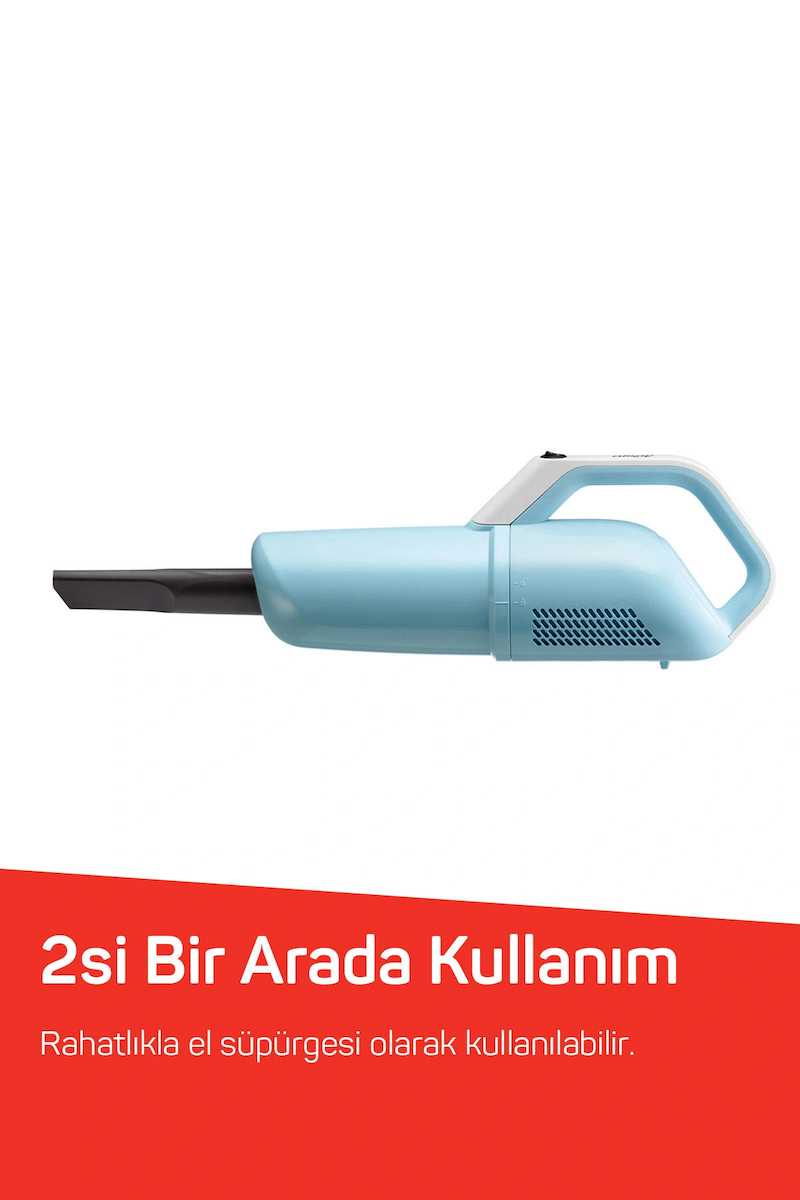 AR4087 Gırgır 2’si1 Arada 550W Dikey Elektrikli Süpürge, El Süpürgesi Özellikli, Yıkanabilir Filtre