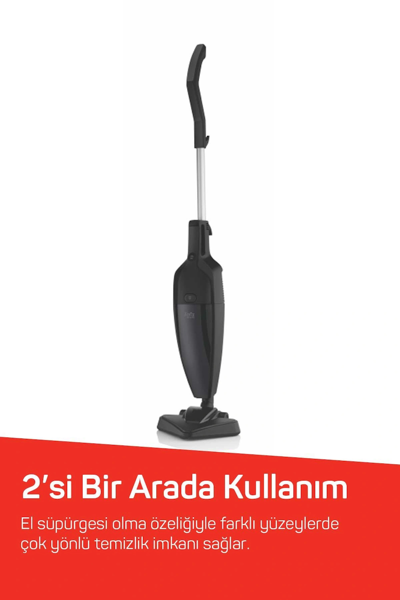 Arzum Felix Polvo Pro FL492 Elektrikli Dikey Süpürge – Siyah