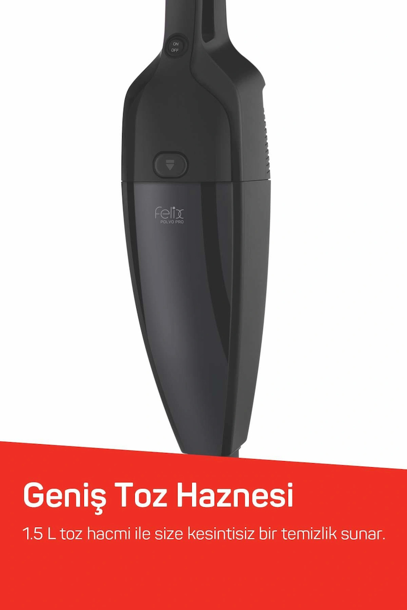 Arzum Felix Polvo Pro FL492 Elektrikli Dikey Süpürge – Siyah