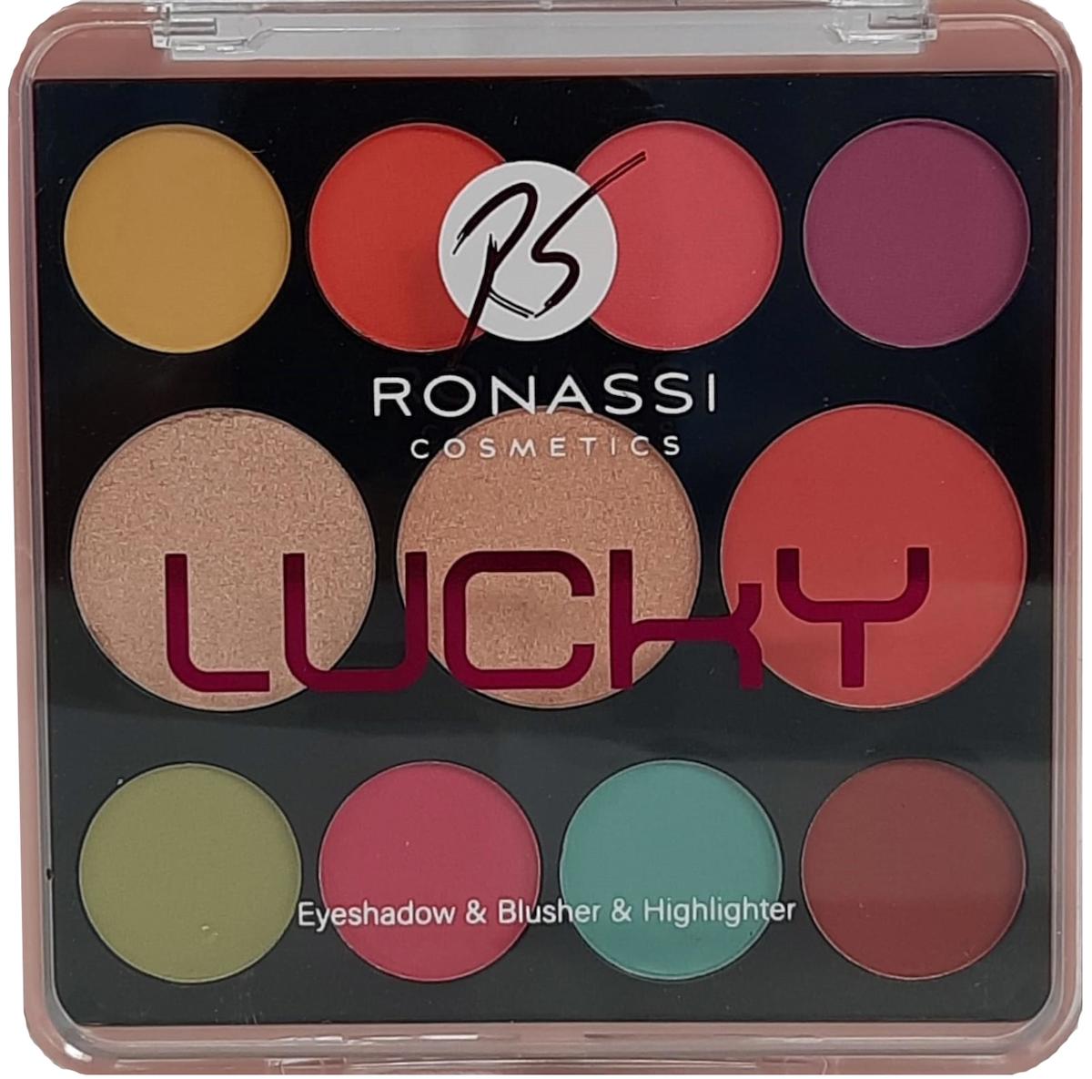 Rival Ronassi LUCKY 8 Far + 2 Highlighter + 1 Allık Seti NO : 02 - RNS 005