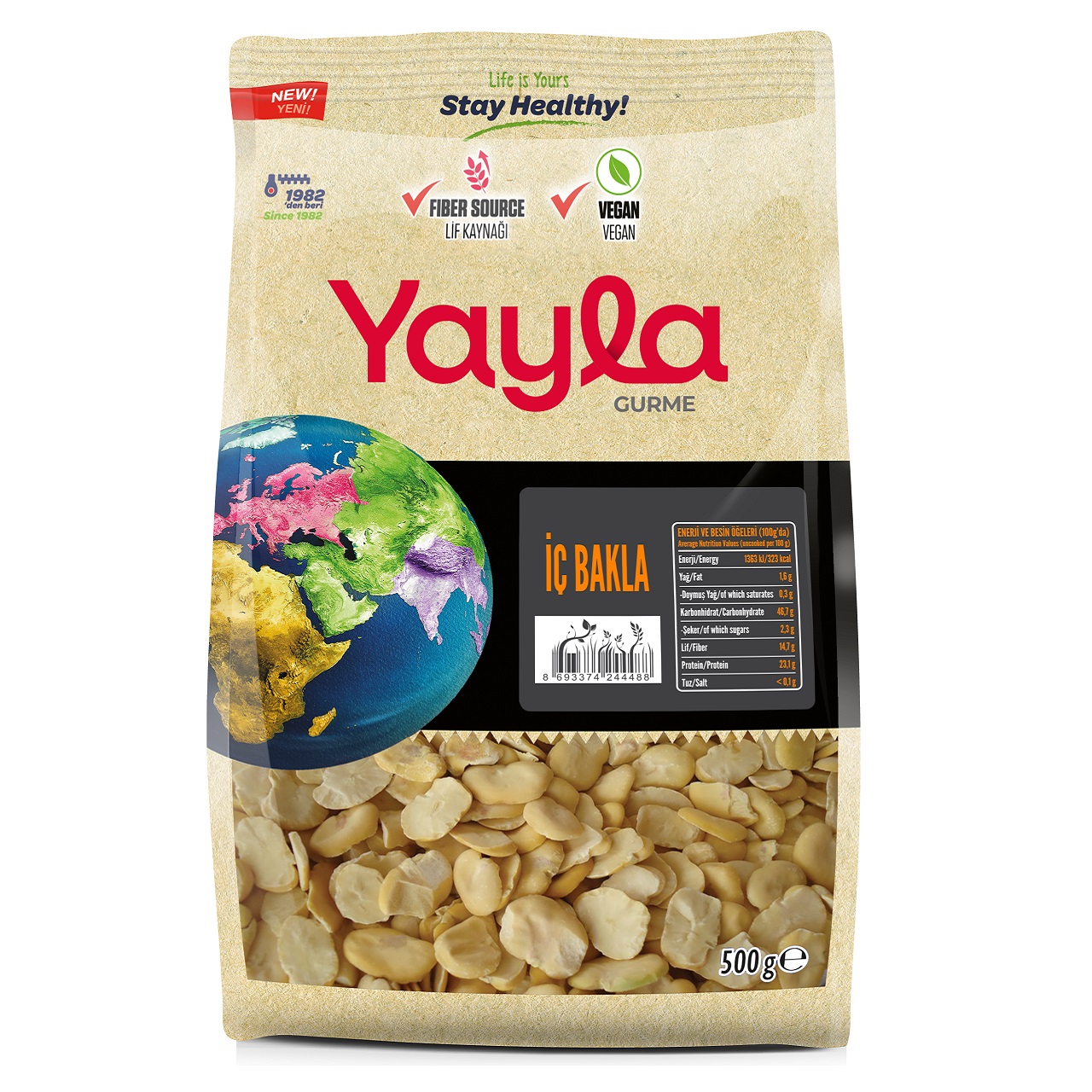 Yayla Gurme İç Bakla 500 Gr