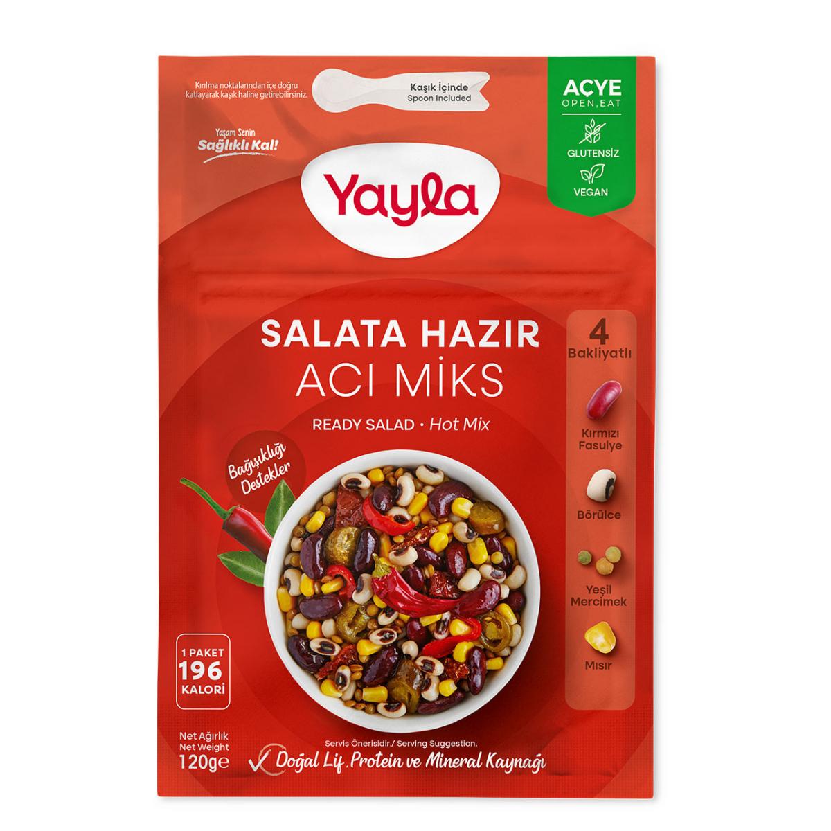 Yayla Salata Hazır Acı Miks 120 gr