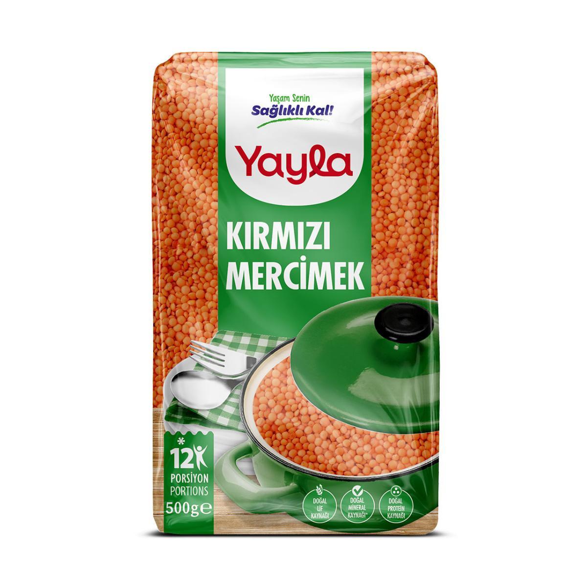 Yayla Kırmızı Mercimek 500 gr