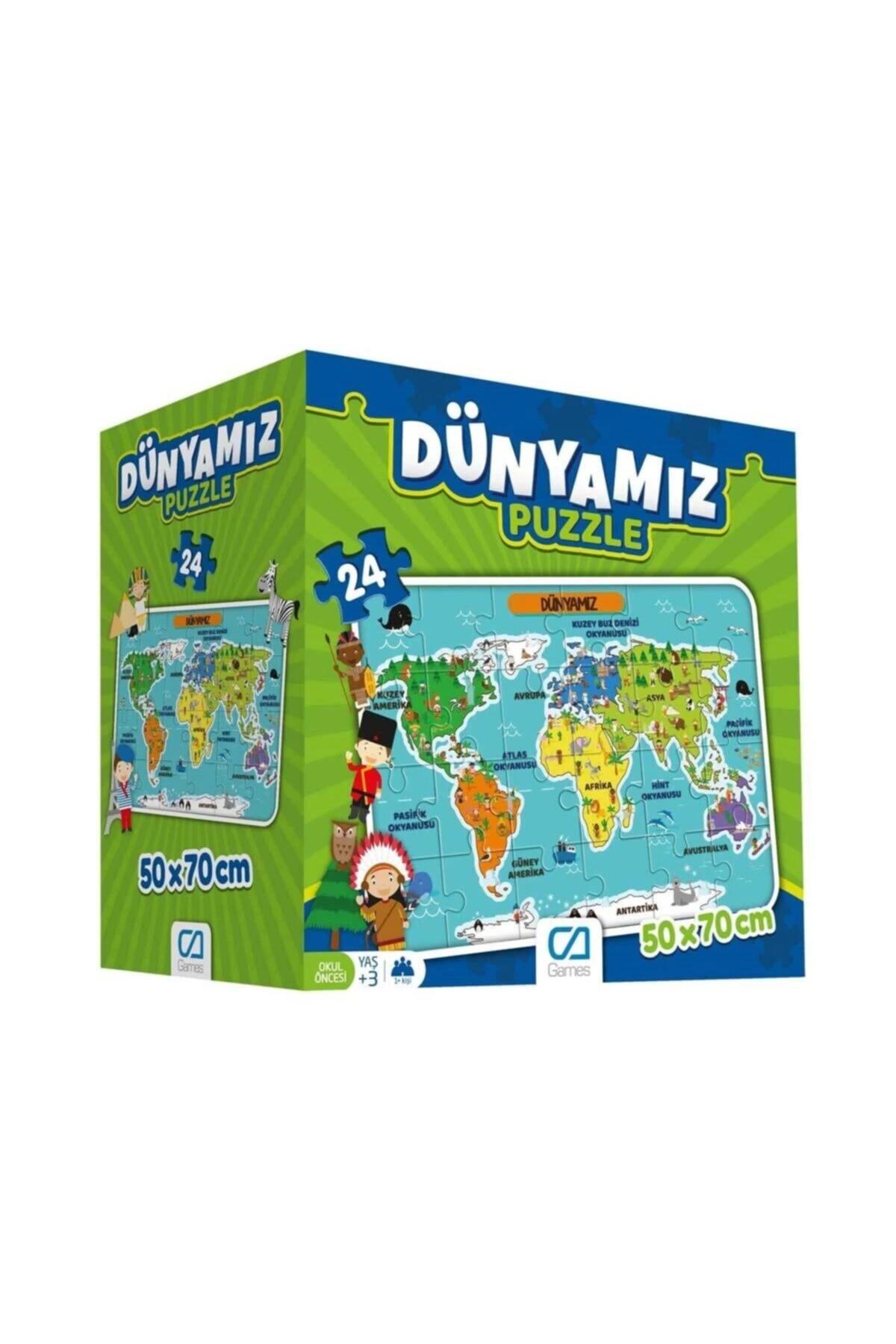 CA GAMES 5025 DÜNYAMIZ EĞİTİCİ PUZZLE 24 PARÇA