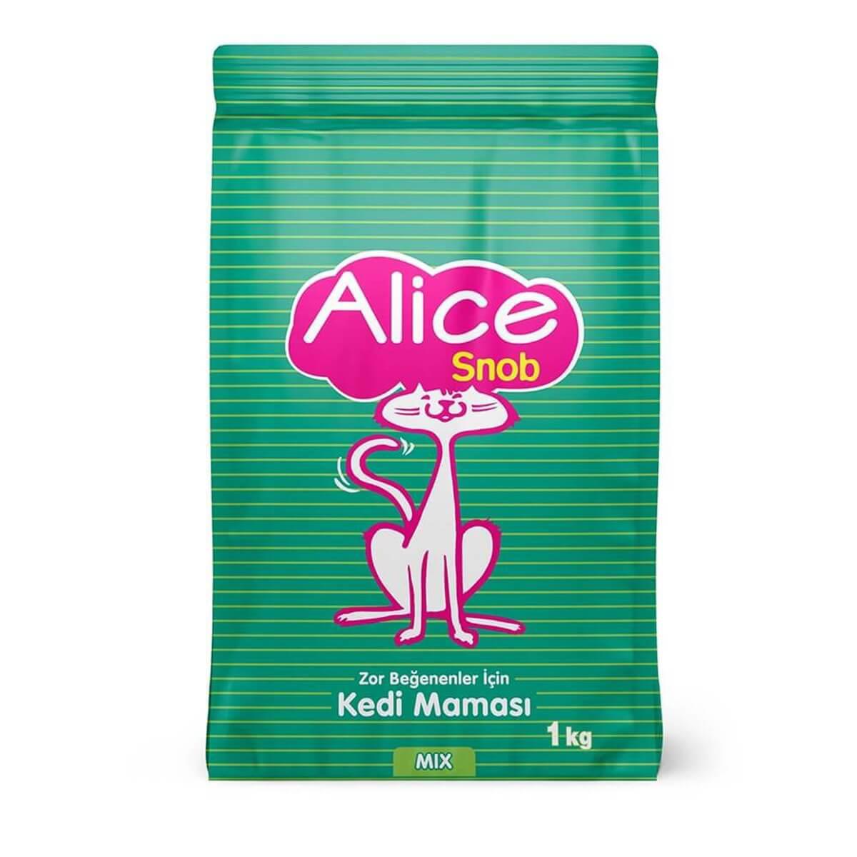 Alice Snob Tavuklu Kuru Kedi Maması 1 Kg