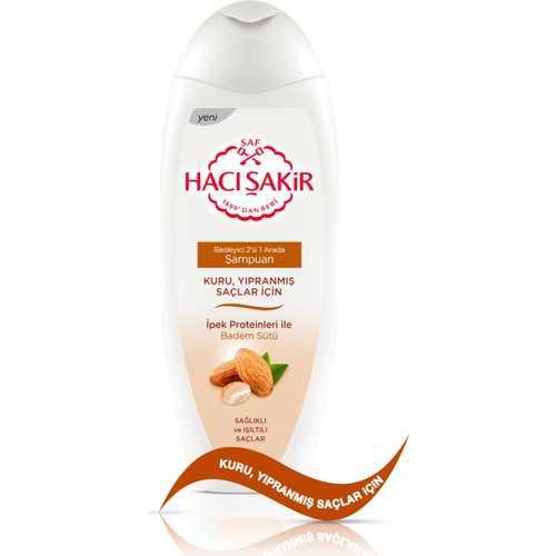 Hacı Şakir Tüm Saçlar İçin Dökülme Karşıtı Badem Sütlü Şampuan 500 ml