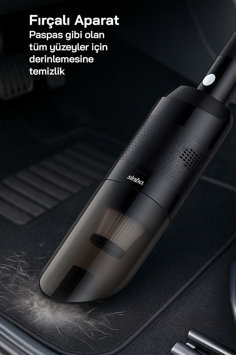 Sinbo SVC-8631 Şarjlı El Süpürgesi - Siyah