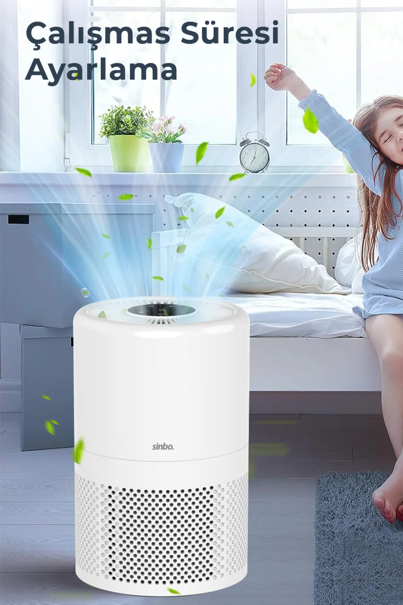 SAP-5508 Akıllı H13 Hepa Filtreli Wifi Özellikli Hava Temizleyici