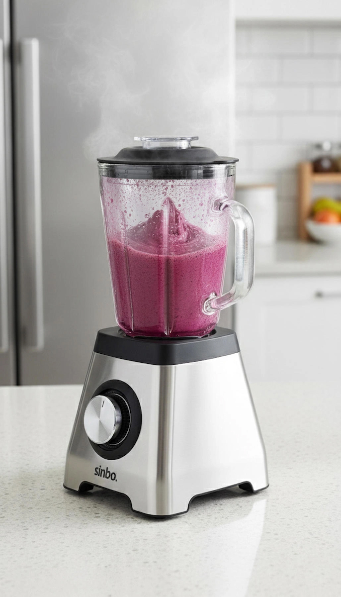 Sinbo 1.5L 400W 6’lı Çelik Bıçak Buz Kırma Paslanmaz Turbo Blender İnox SHB-7519