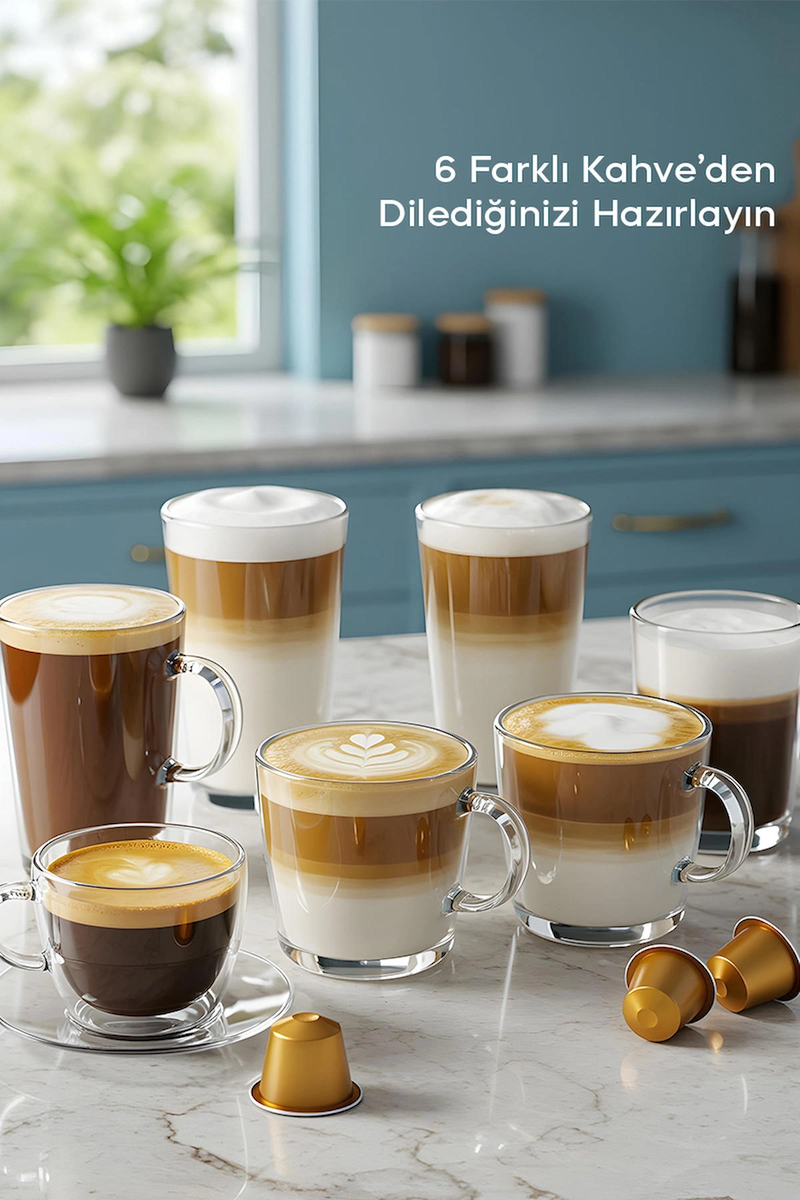 Sinbo Espresso Cappucino Latte 20 Bar Profesyonel Otomatik Espresso Makinesi, Süt Köpürtücülü, Kapsül Kullanım Aparatı, 6 Farklı Kahve Seçeneği, Dokunmatik Ekran SCM-2996Pro