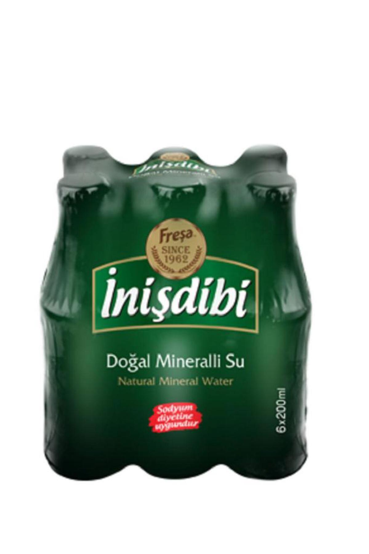 Inişdibi 200 Ml Doğal Maden Suyu 6'lı