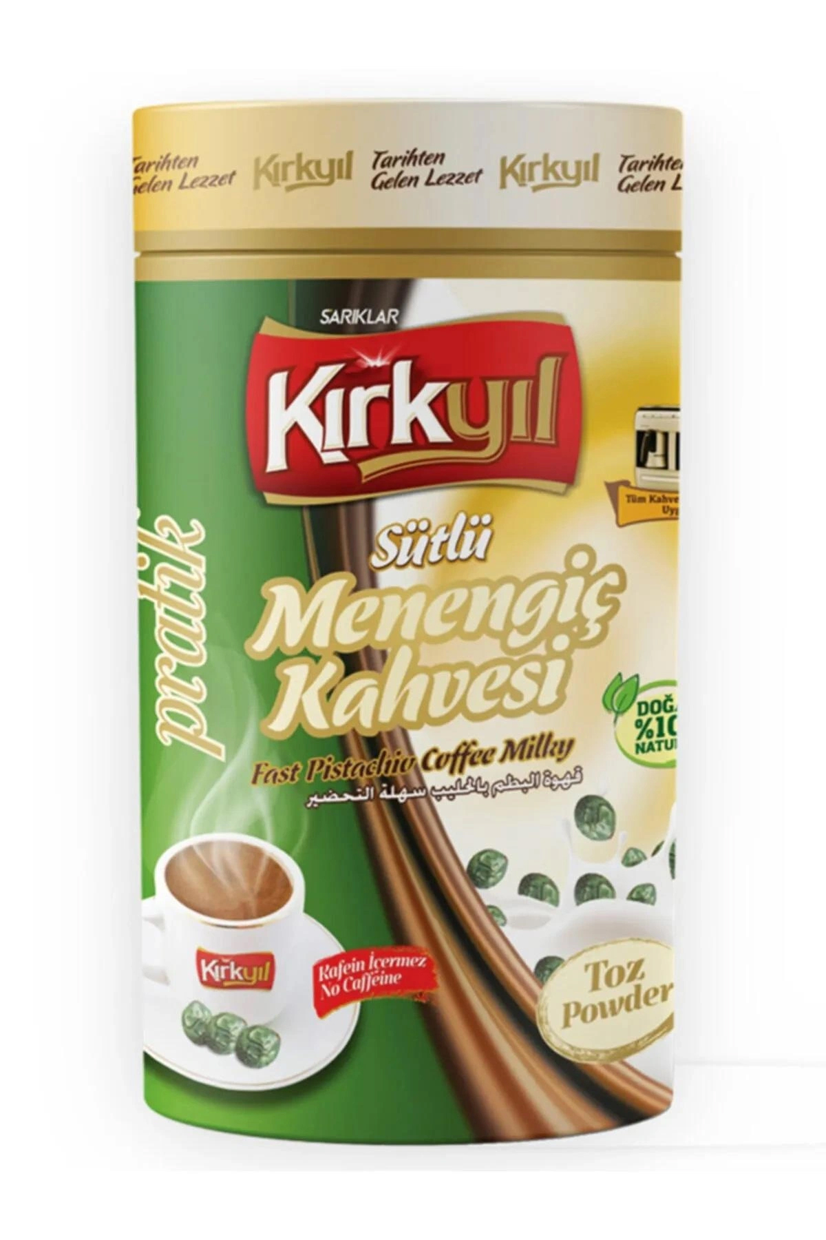 Kırkyıl Sütlü Menengiç Kahvesi 200 gr Silindir Kutu