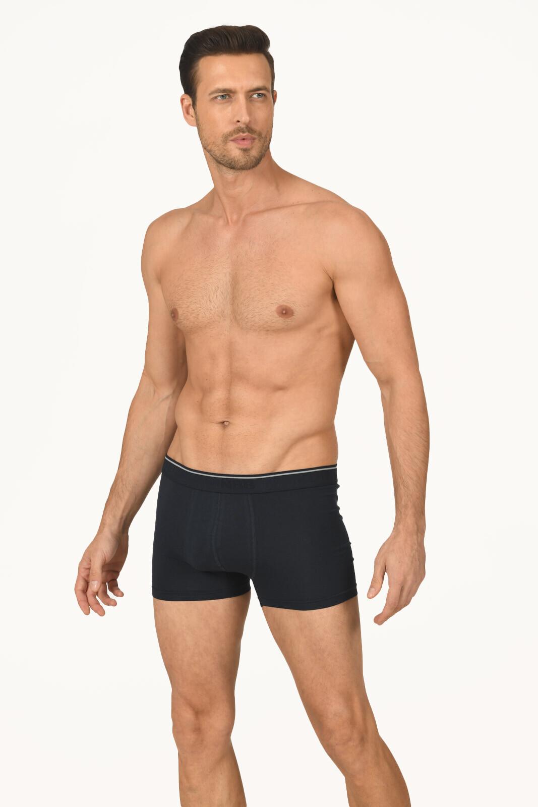 Lacivert Thin Line Boxer