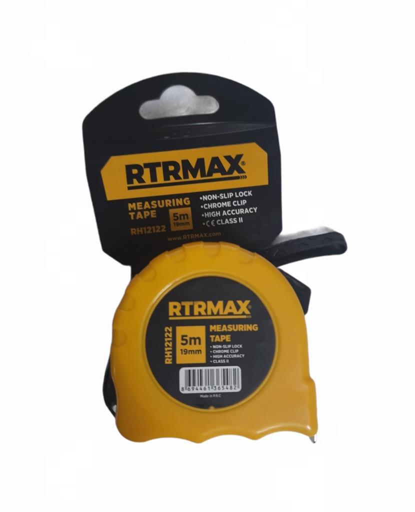 Rtrmax RH12122 Şerit Metre Stoplu 5 Mtx19mm