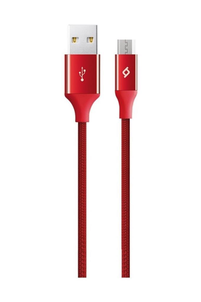 Ttec AlumiCable Micro USB Kablo Kırmızı 1.20 cm 2DK11K