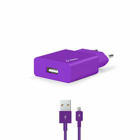 Ttec Smartcharger Adaptör+Micro USB Kablo Mor