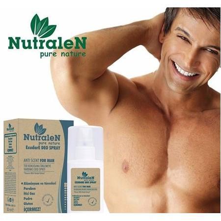 Nutralen ExudaE Antiperspirant Ter Önleyici Leke Yapmayan Erkek Sprey Deodorant 50 ml