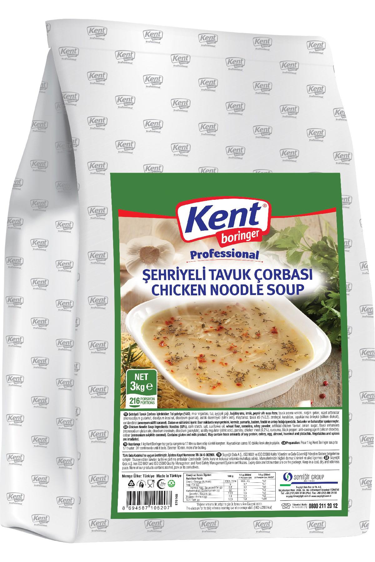 KB Professional Şehriyeli Tavuk Çorbası 3 Kg