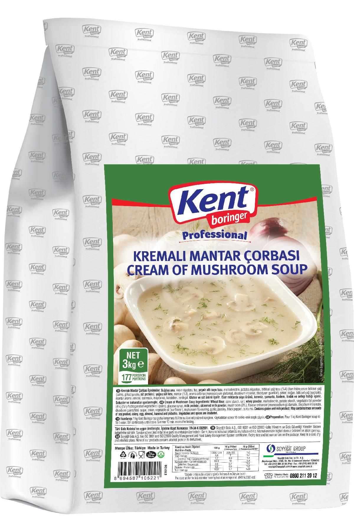 KB Professional Kremalı Mantar Çorbası 3 Kg